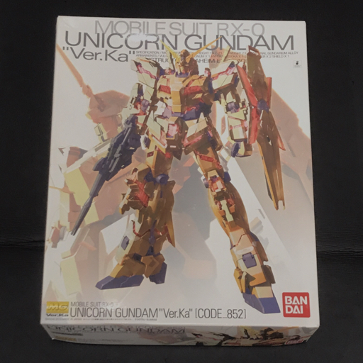 バンダイ MG 1:100 ユニコーンガンダム Ver.Ka CODE_852 説明書 外箱付き カトキハジメ ガンプラ